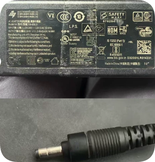 *Brand NEW*Compatible with Asian Power Devices (APD) NB-65819 Power Adapter 19V 3.42A, 4.0mm Small Tip Power S